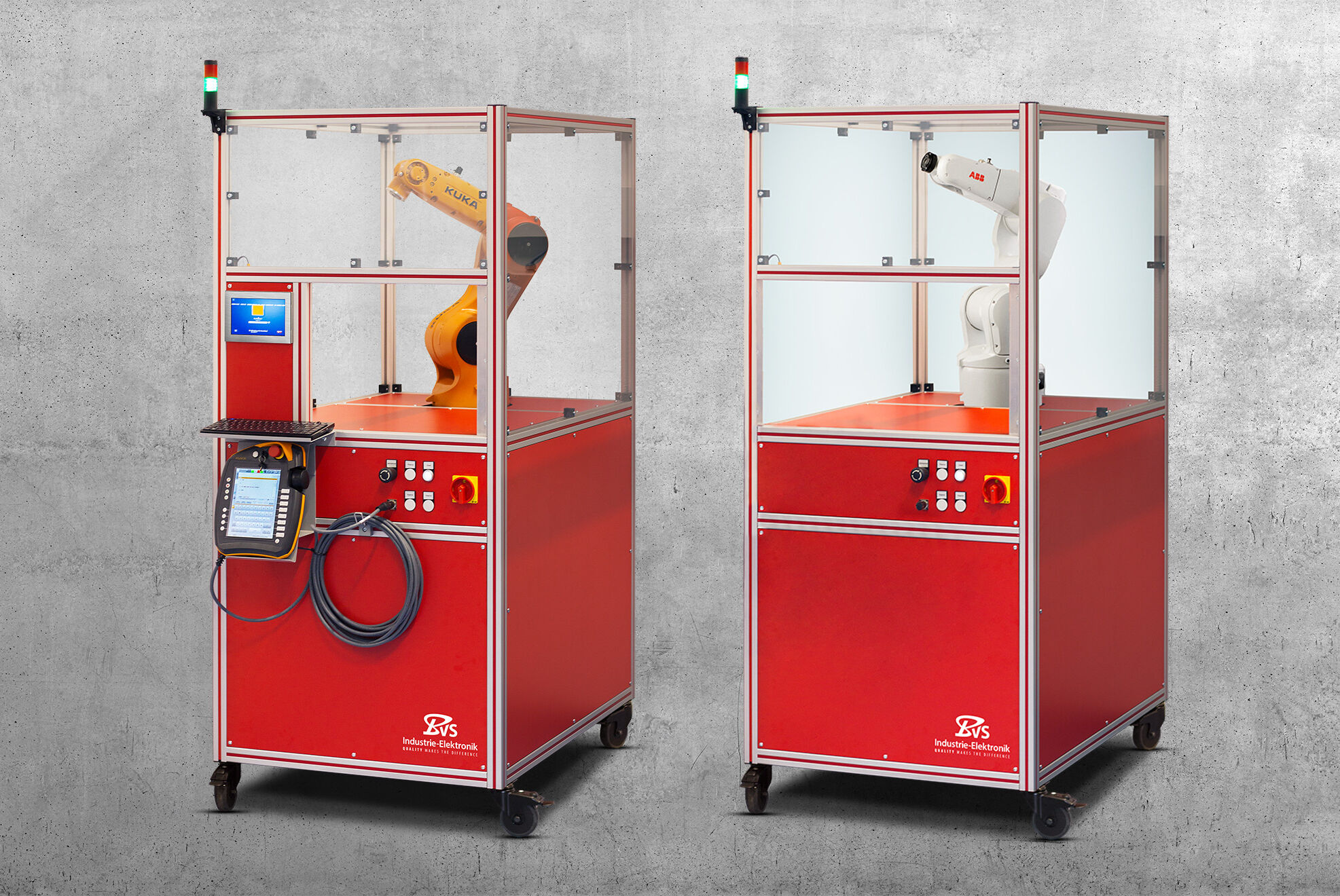 KUKA / ABB Teststand - BVS Industrie-Elektronik
