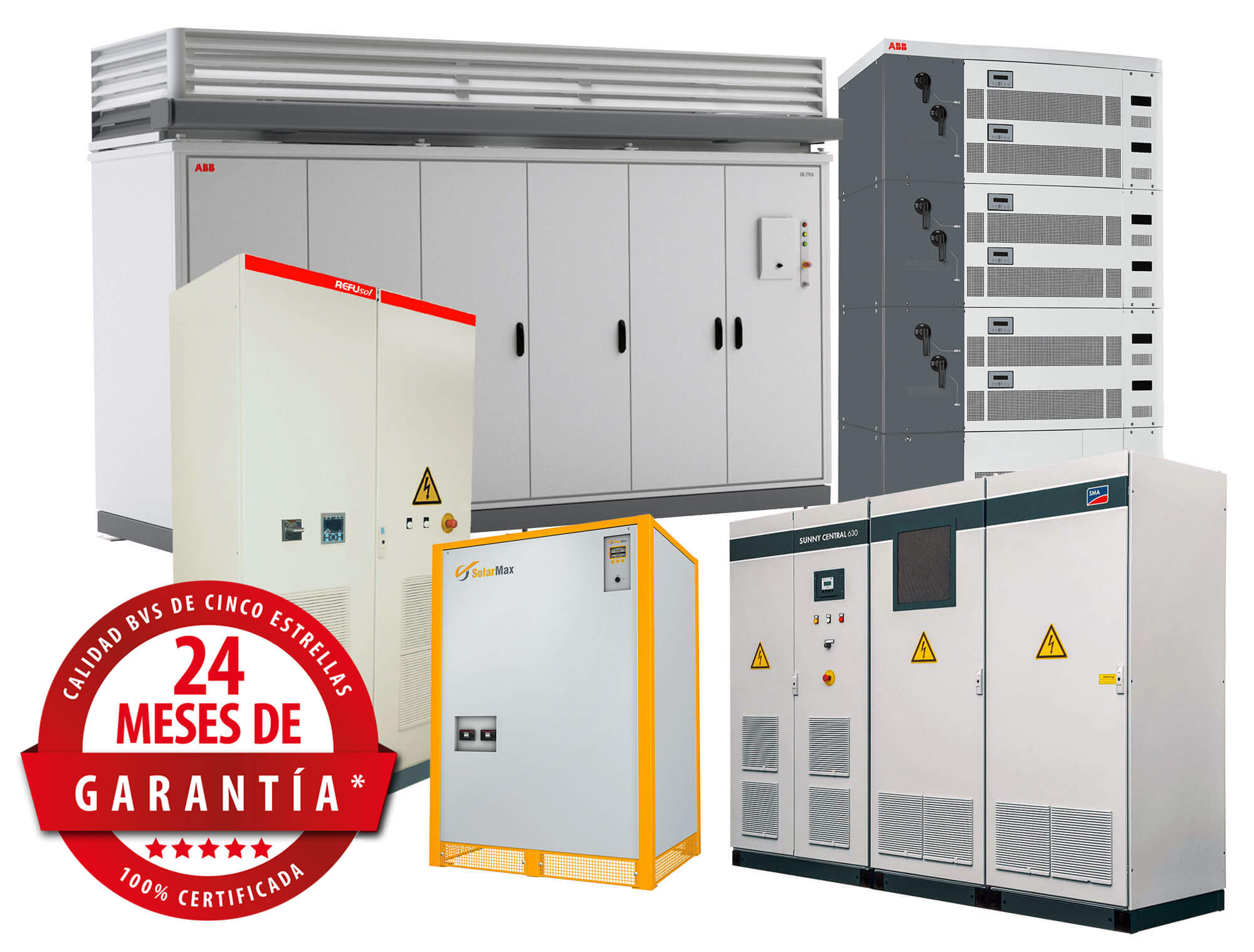 Inversores centrales de sistemas fotovoltaicos