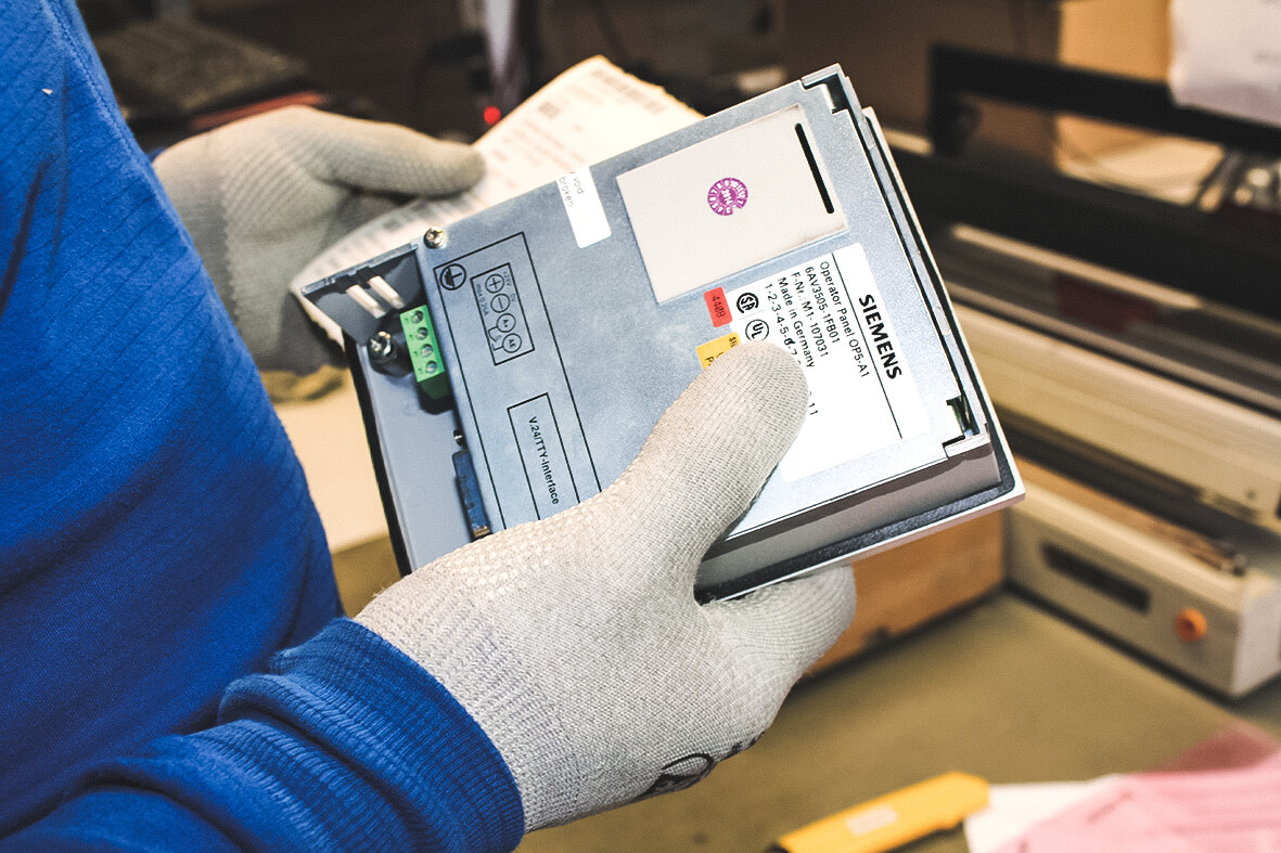 Wareneingang BVS Industrie-Elektronik