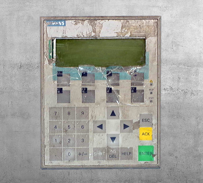 Original Siemens OP7 defekt - BVS Industrie-Elektronik