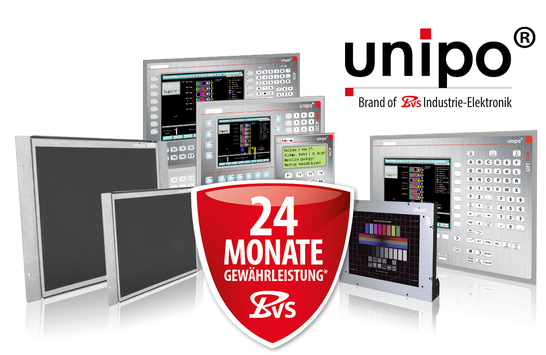 Unipo® eigene HMI / IPC-Lösungen für abgekündigte Systeme - BVS Industrie-Elektronik