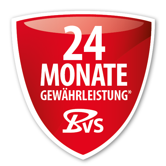 24 Monate Gewährleistung - BVS Industrie-Elektronik