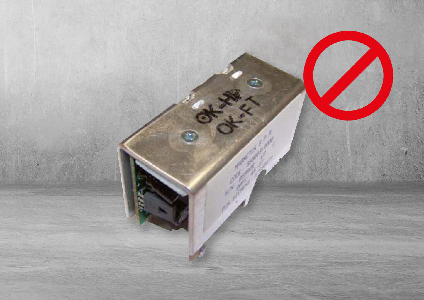 Netzteil - alte Version - nicht zulässig!