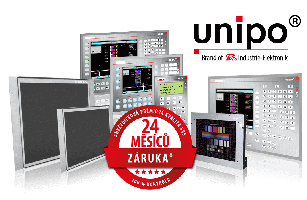 Unipo® vlastní HMI/IPC řešení pro výběhové systémy – BVS Industrie-Elektronik