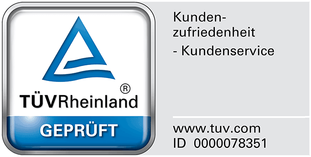 TUEV Siegel mit Note